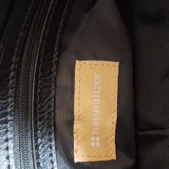 Naturalizer Black/White Polka Dot Crossbody Bag. - Picture 12 of 13